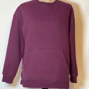 Danskin Pullover Sweatshirt Size Large with Front Large Center Pocket